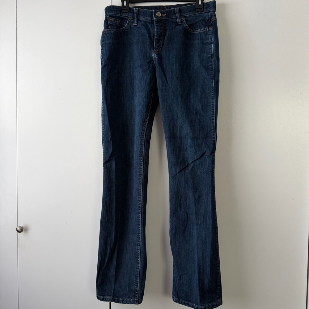 Wrangler Dark Blue Boot Cut Jeans